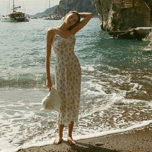 Doen Sandia dress in Bleu Frolicking Floral